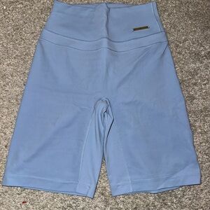Gymshark Light Blue Bike Shorts